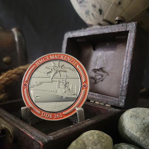 HMCS MacKenzie Challenge Coin HMCS MacKenzie Challenge Coin