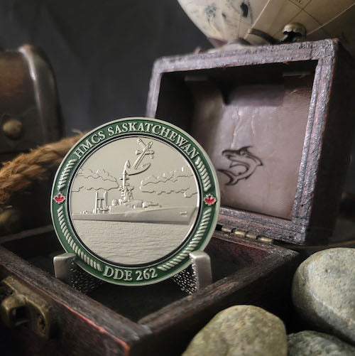 HMCS Saskatchewan Challenge Coin – Landsharkz