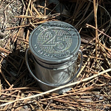 25th Anniversary 3D Bucket Geocoin