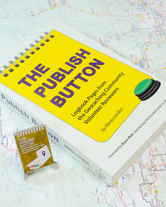 The Publish Button, Book and Geocoin Set