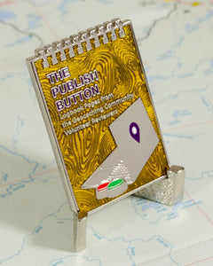 The Publish Button, Book and Geocoin Set