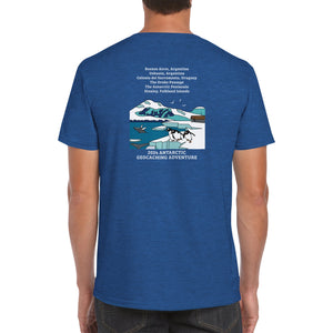 Antarctic Geocaching Adventure T-shirt - Print on back only