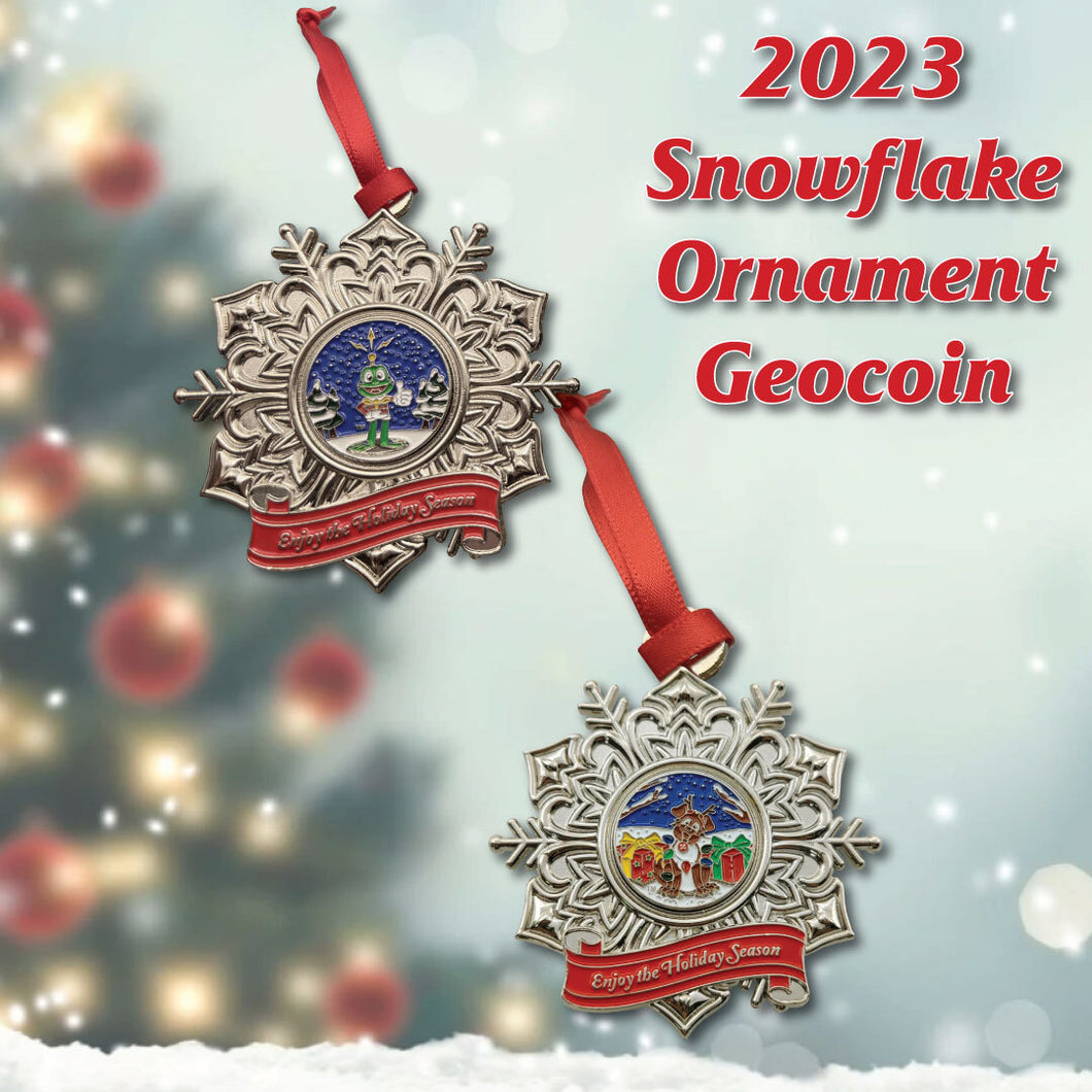 2023 Geocaching Holiday Snowflakes