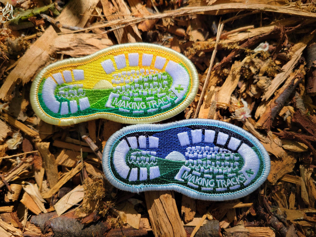 Making Tracks Footprint Patch – Landsharkz