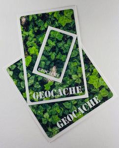 Geocache Container Dressing (sticker)
