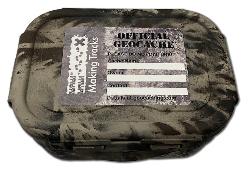 Official Geocache Micro Cache Stickers – 1x1 Inch Decals – Geocaching Supplies (10 Pack?)