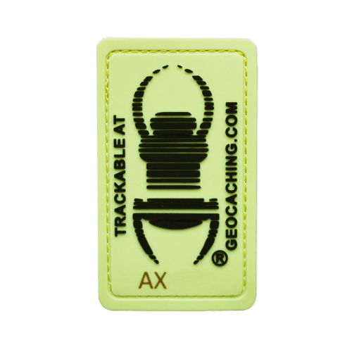 Travel Bug Glow in the Dark Trackable Patch