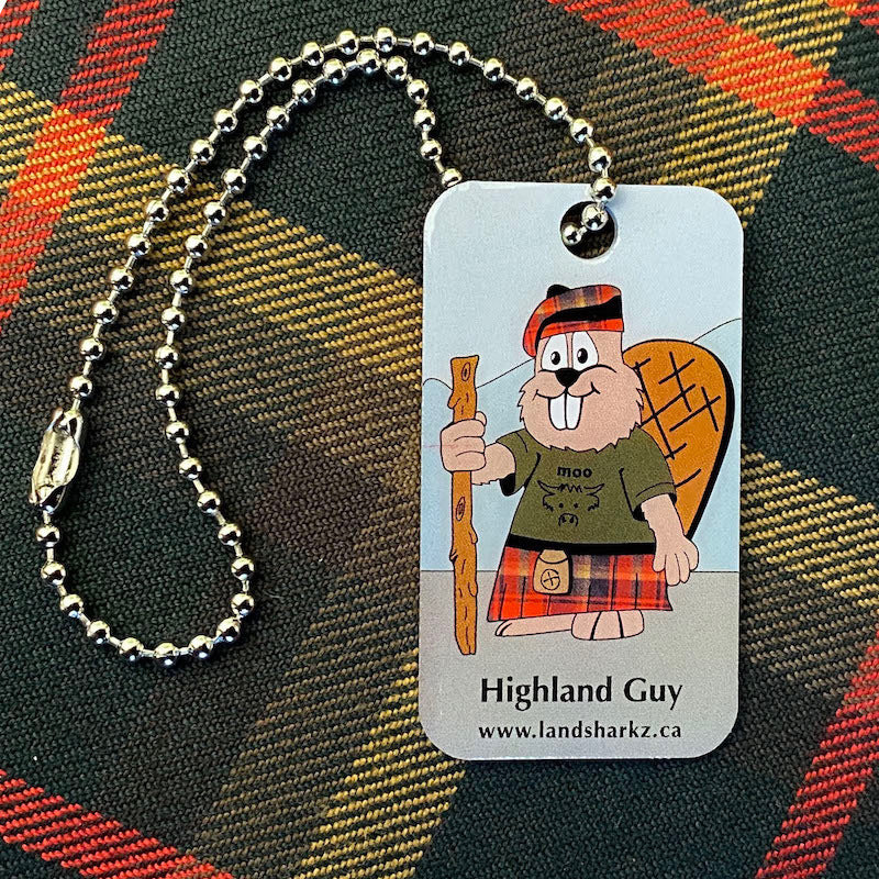Highland Guy Trackable Tag