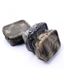 Mini Lock n' Lock containers painted woodland, stone and khaki