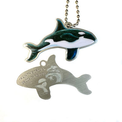 Orca Whale Trackable Tag