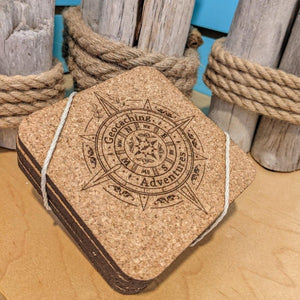 Geocaching Adventures Coasters - 4 Pack