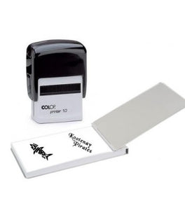 Personalized geocaching stamp