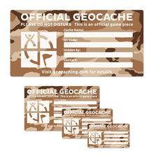 Desert print Official Geocache stickers