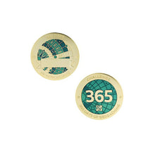 Challenges Geocoin and Tag Set - 365 Days of Geocaching