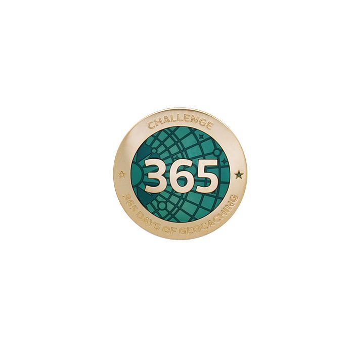 Challenges Pin - 365 Days of Geocaching