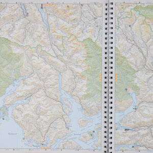 2 pages of book highlighting gulf islands