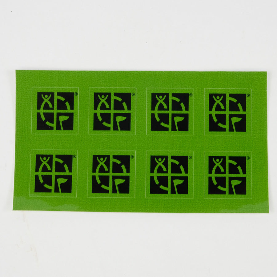 Geocaching Sticker Pack Green Geocaching.com Logo Mini Sticker 8 Pack – Landsharkz