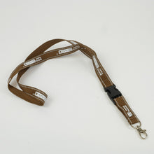 Brown Making Tracks lanyard