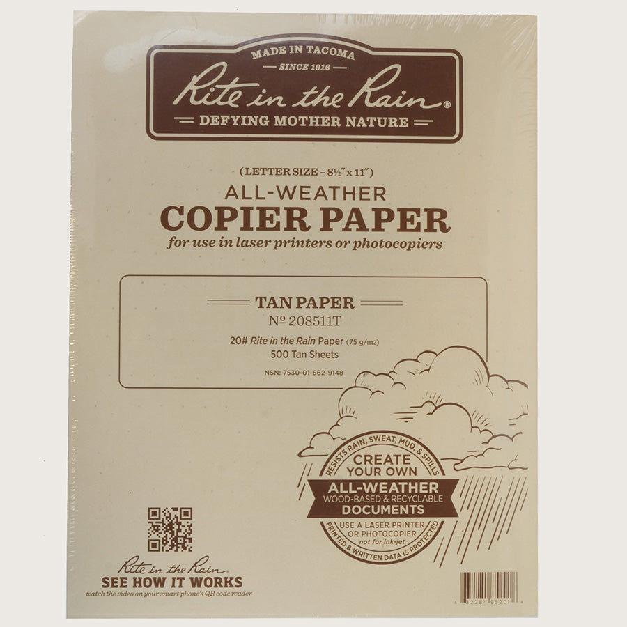Rite in the Rain Copy/Printer Paper (10pg pack) – Landsharkz