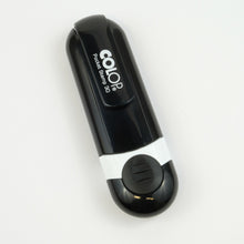 Personalized folding geocaching stamp